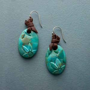 Turquoise Cartouche Earrings